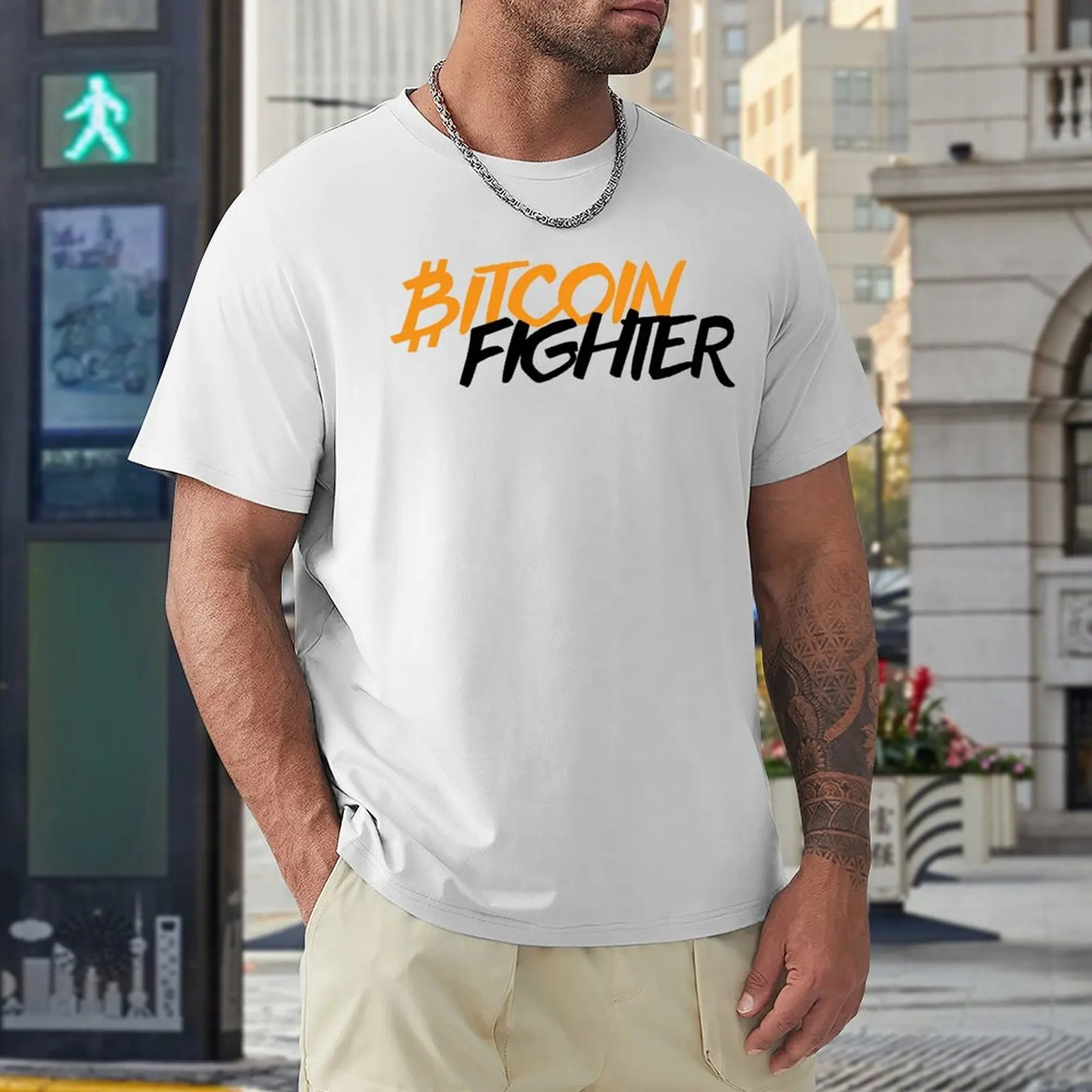 T-shirt classique itcoin Fighter, qualité supérieure, Harajuku, GBP Humor Graphic, loisirs, taille USA