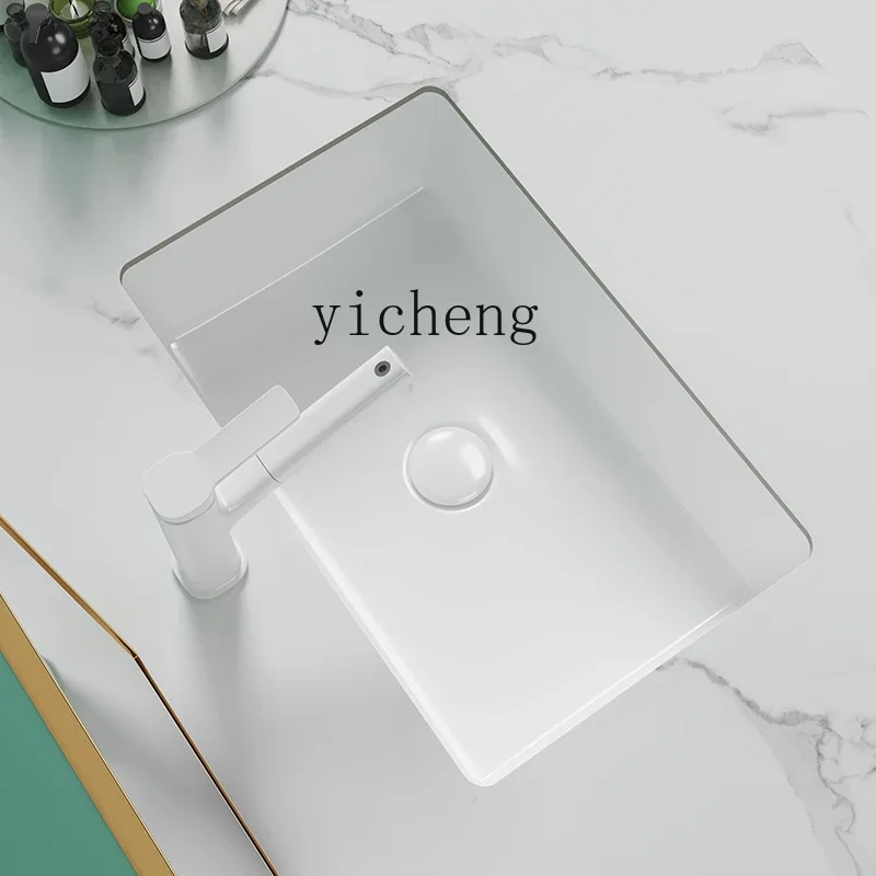 under-counter basin Ceramic embedded wash basin Single basin Face wash stone under