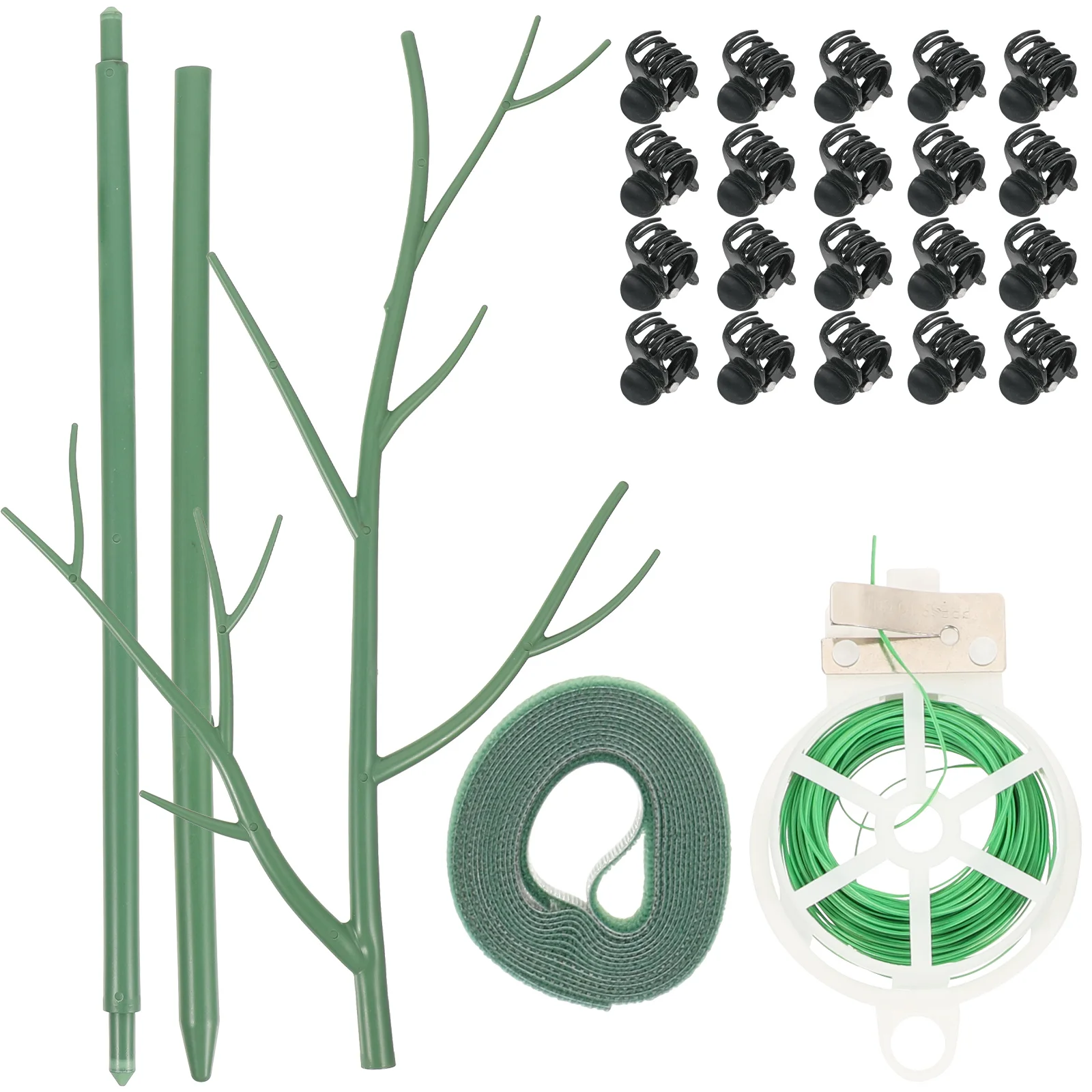

Plastic Fixing Rod Plant Support Sticks Climbing Frame Garden Clips Vine Stem Helper Gardening Accessories