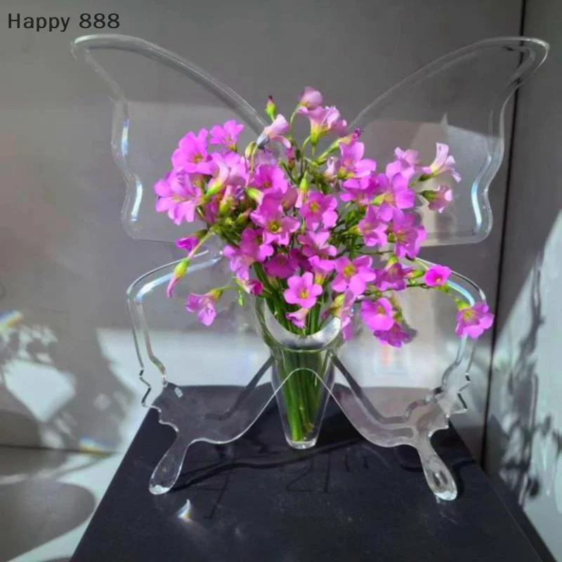 ديكور الغرفة الجمالية: مزهرية زهرية تحت عنوان الفراشة للمكتب والديكور الداخلي