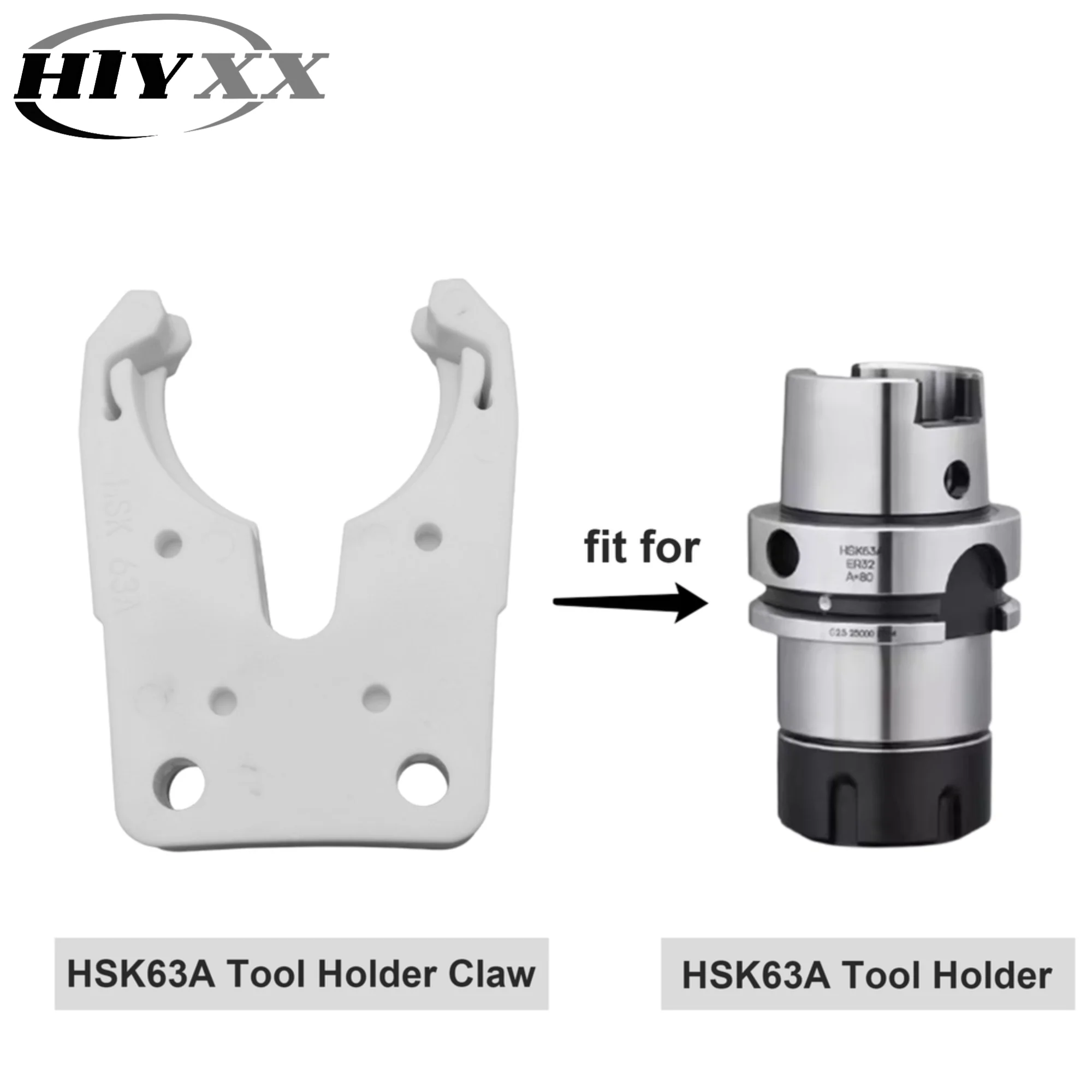 

HSK63A Зажимной блок, захват с когтями, запасные части для пальцев, держатель станка с ЧПУ, сменник HSK 63A
