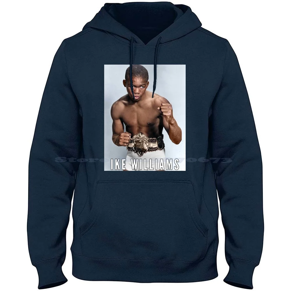 Ike Williams-Boxing Legend Colorized 100% Cotton Hoodie T Shirt Ike Williams Colorization The Greatest Sugar Ray Robinson