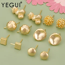 YEGUI MD58,jewelry accessories,18k gold rhodium plated,copper,nickel free,hand made,charms,jewelry making,diy earrings,6pcs/lot