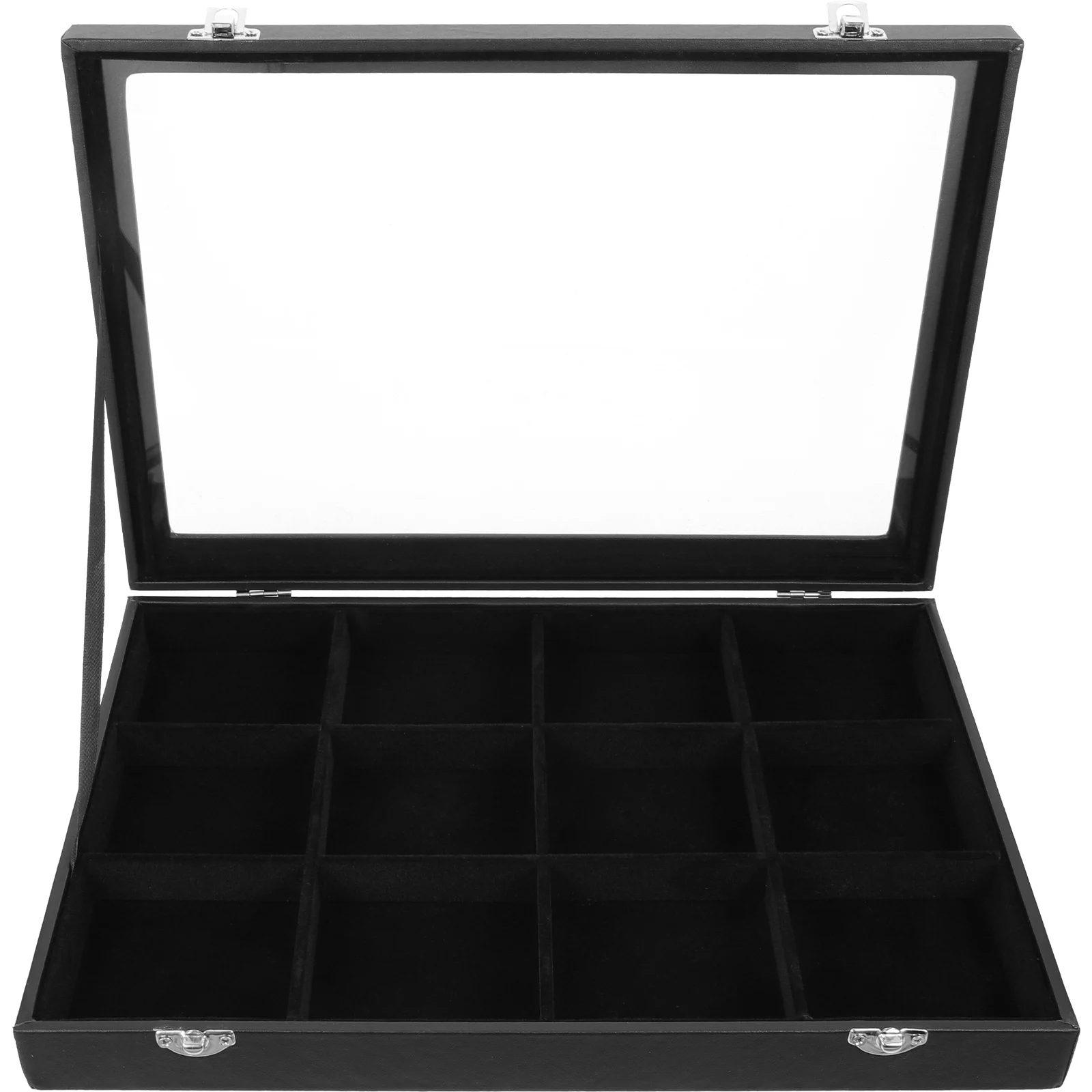 

Jewelry Storage Box Elegant Organizer Compact Size Jewelry Case for Earrings Rings Bracelets Necklaces Storage