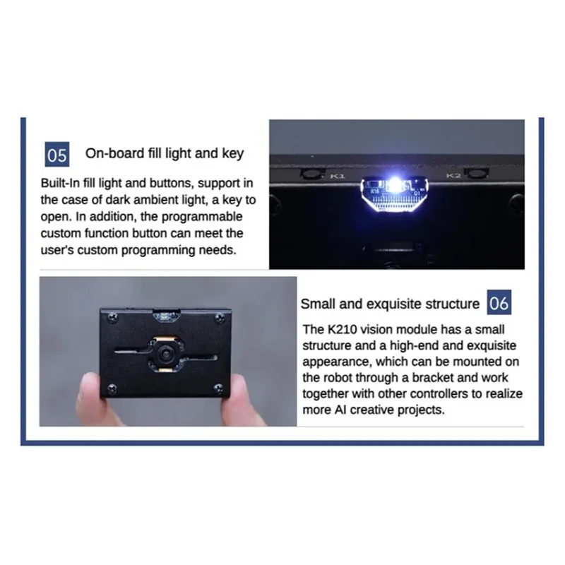 A32T-2X K210 Visual Module Wondermv Vision Recognition Module Smart Camera Python Development Board Programmable B