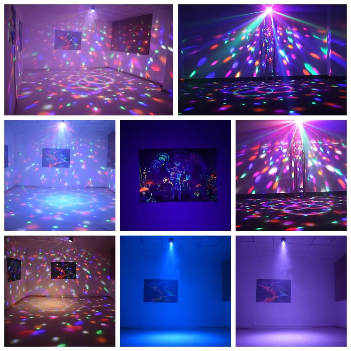 Imagem -03 - Party Stage Luz Led com Controle Remoto Efeito de Palco dj Disco Lamp Disco Party