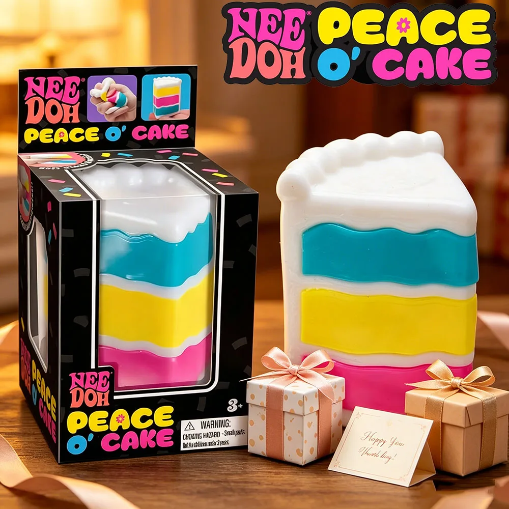 

Trending Nee Doh Jellyfish & Cube Squish Toy, Soft Jelly Squeeze Stress Relief Fidget Toy, Sensory NeeDoh for Kids & Adults