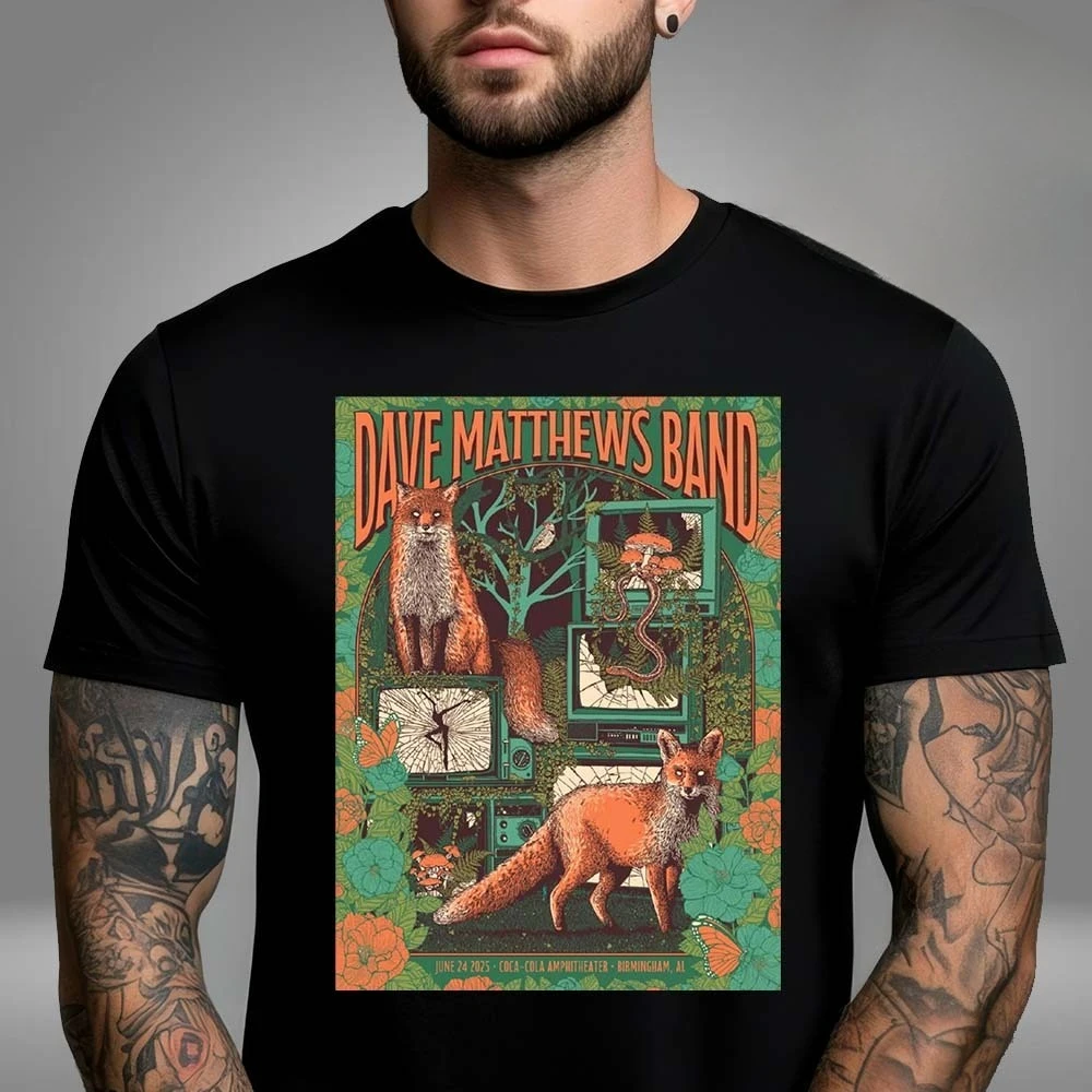Nueva banda de Dave Matthews en el escenario de Budweiser en Toronto el 8 de julio de 2025, camiseta Unisex Top Y2k verano