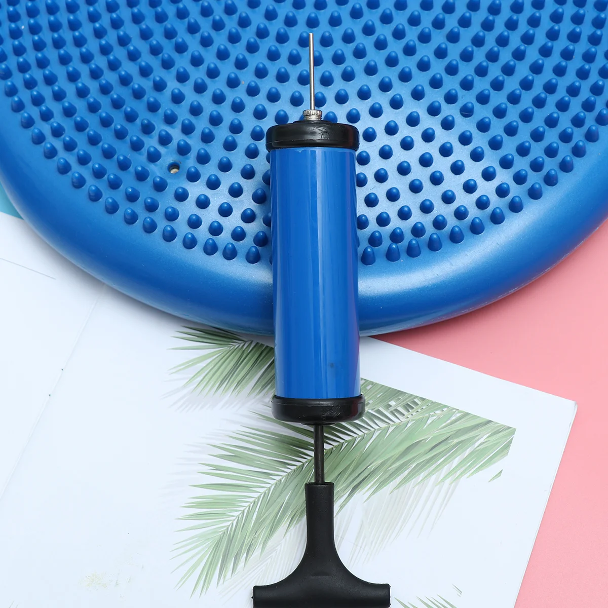 

Inflated Stability Balance Disc 13 Inch Extra Thick Core Strengthener Wobble Seat Cushion Relieves Pain Improves Balance