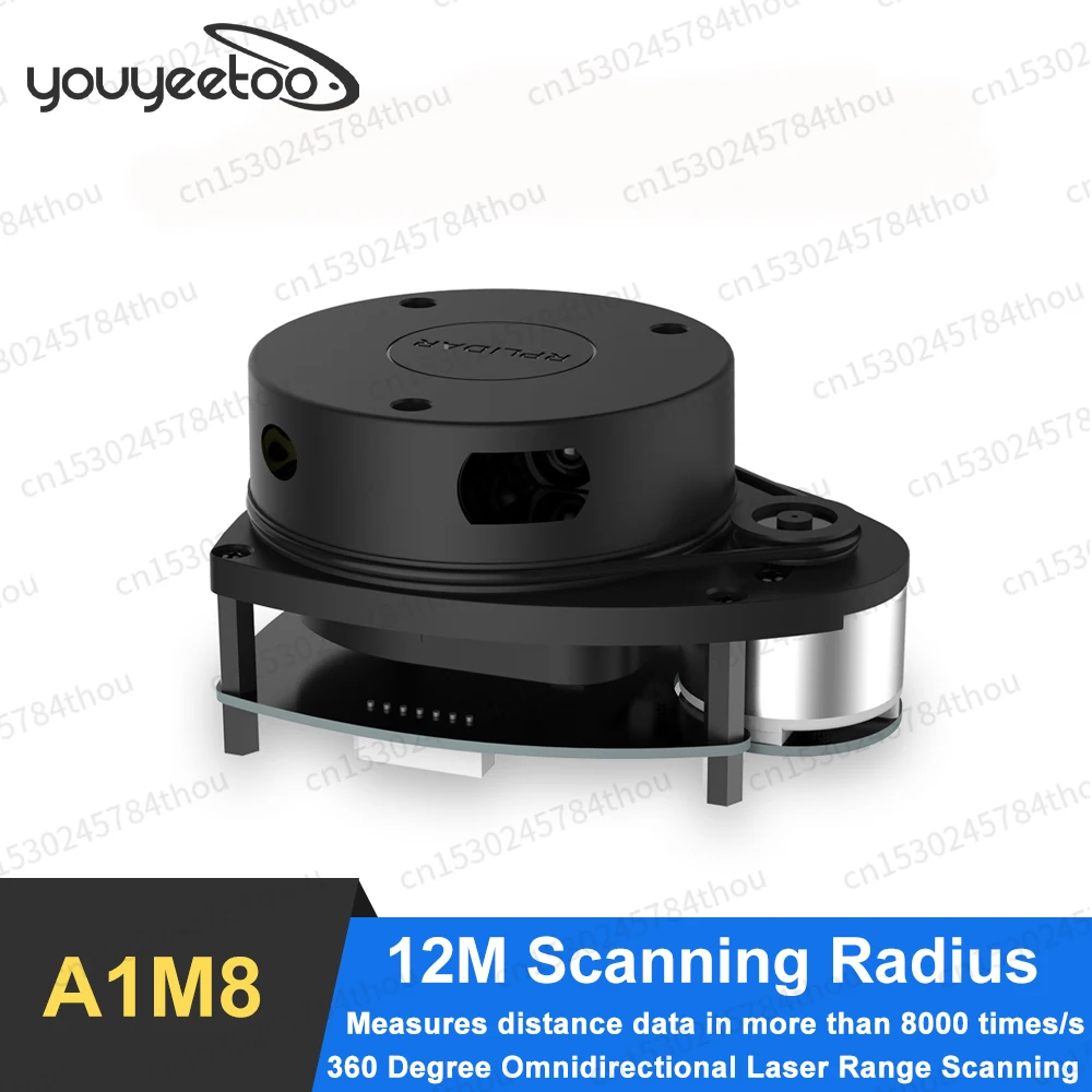 Slamtec RPLIDAR A1 2D 360 Degree 12 Meters Scanning Radius LIDAR Sensor Scanner for Bstacle Avoidance and Navigation of Robots