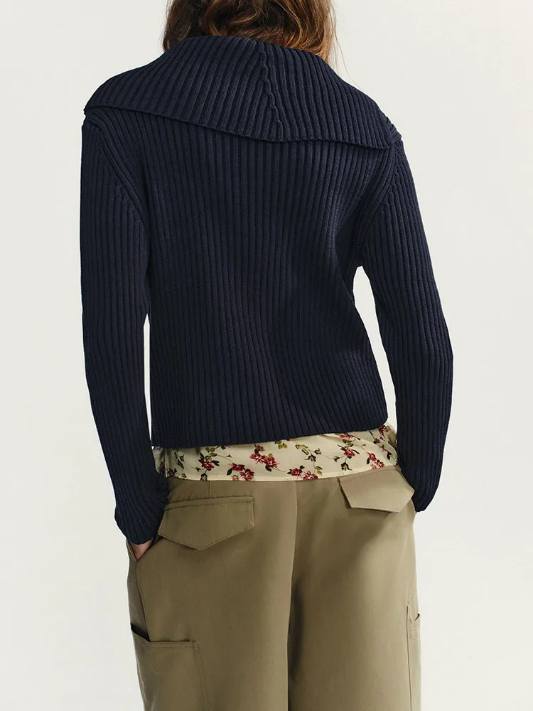 Neue Ankunft Herbst ZA2025 frauen Gestrickte Lange Sve Zipper Kragen Jaet Vielseitig Faionable Bühne Kostüm Traditionelle Ch...