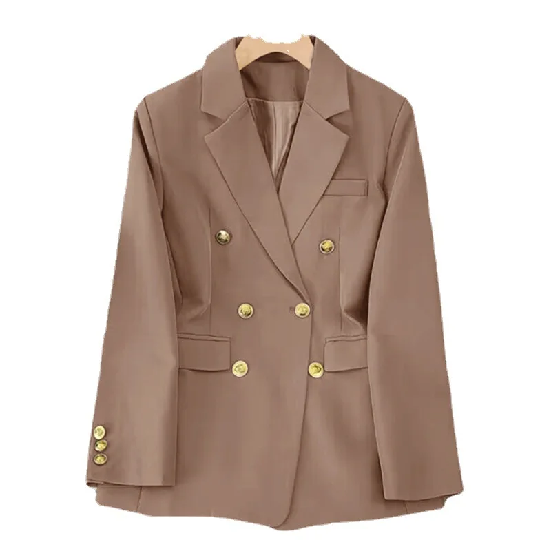 

Повседневная свободная женская куртка в модном корейском стиле, большие размеры, новинка 2023 года, из полиэстера