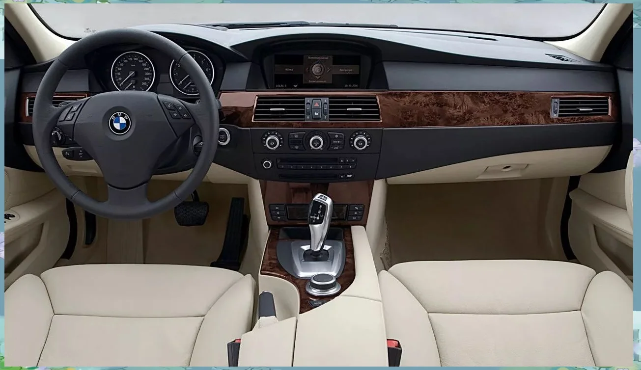 For bmw e60 Custom Car Seat Covers Luxury Nappa Leather 100% Fit Interior Accessories 360° Full Cover