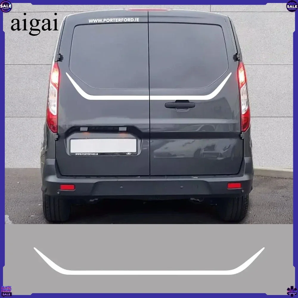 Car Rear Door Stickers Vinyl Film Decals for  Transit Connect Accessories Tuning Camper Van Line Graphics
