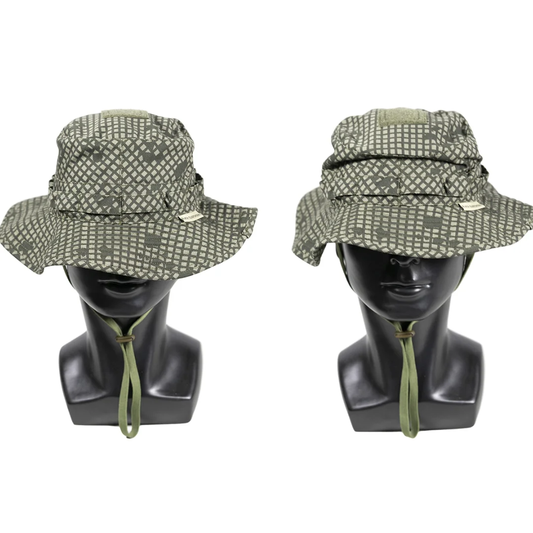 Sand Night Camouflage Outdoor Tactics Benny Hat Round Rimmed Fisherman Hat