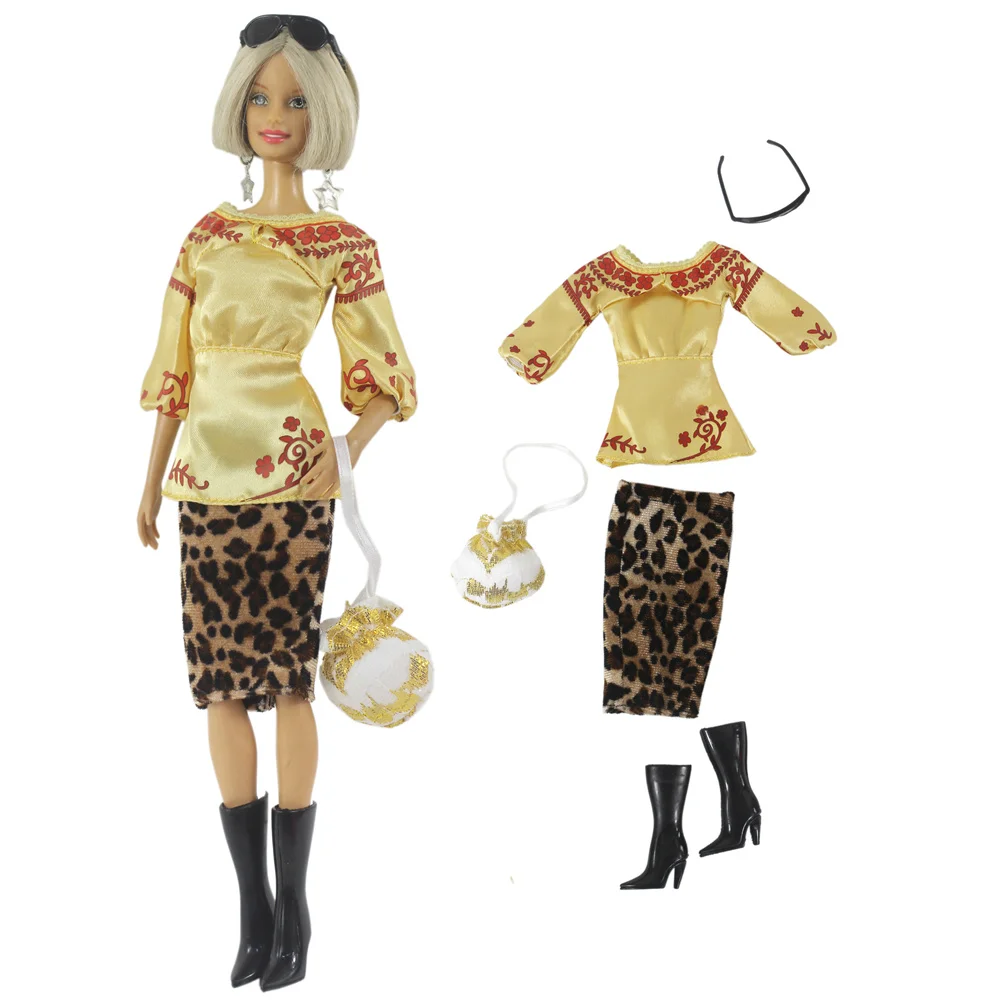 1 Set Puppenkleidung im Maßstab 1:6, Kleid-Outfit für 11,5 Zoll (30 cm) Puppen, viele Stile zur Auswahl, Geschenke für Mädchen, Puppenzubehör # 6 – Detail 12
