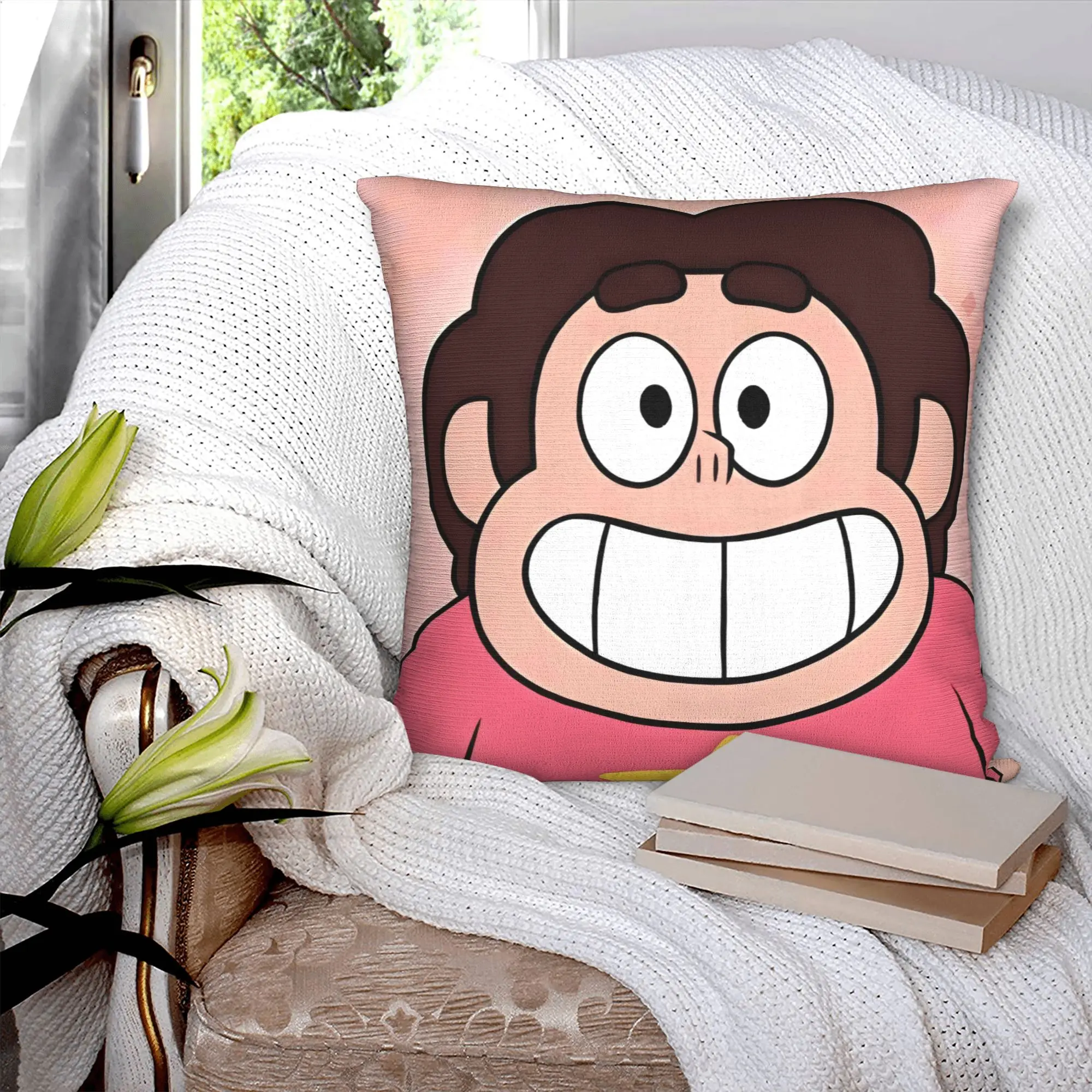 Steven Universe Pillow Home Decorative Fashion Children Gift Cartoon Chair Cushion Square Pillowcase