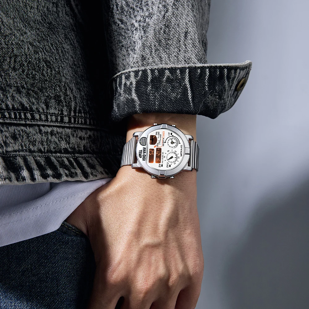 SANDA New Fashion Quartz Watch - Vintage Digital Watch ulasan dan harga