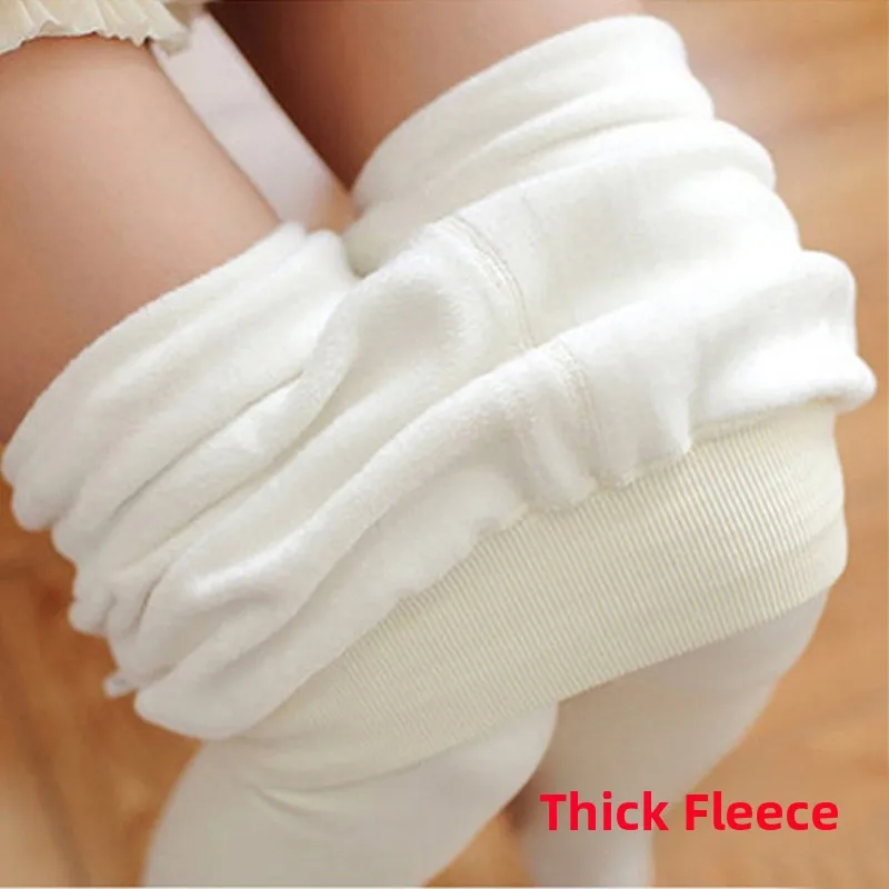 Leggings blancs doublés en Fce pour femmes, pantalons longs pour printemps, automne et hiver, chaussures Sos chaudes pour adultes, tissu mixte