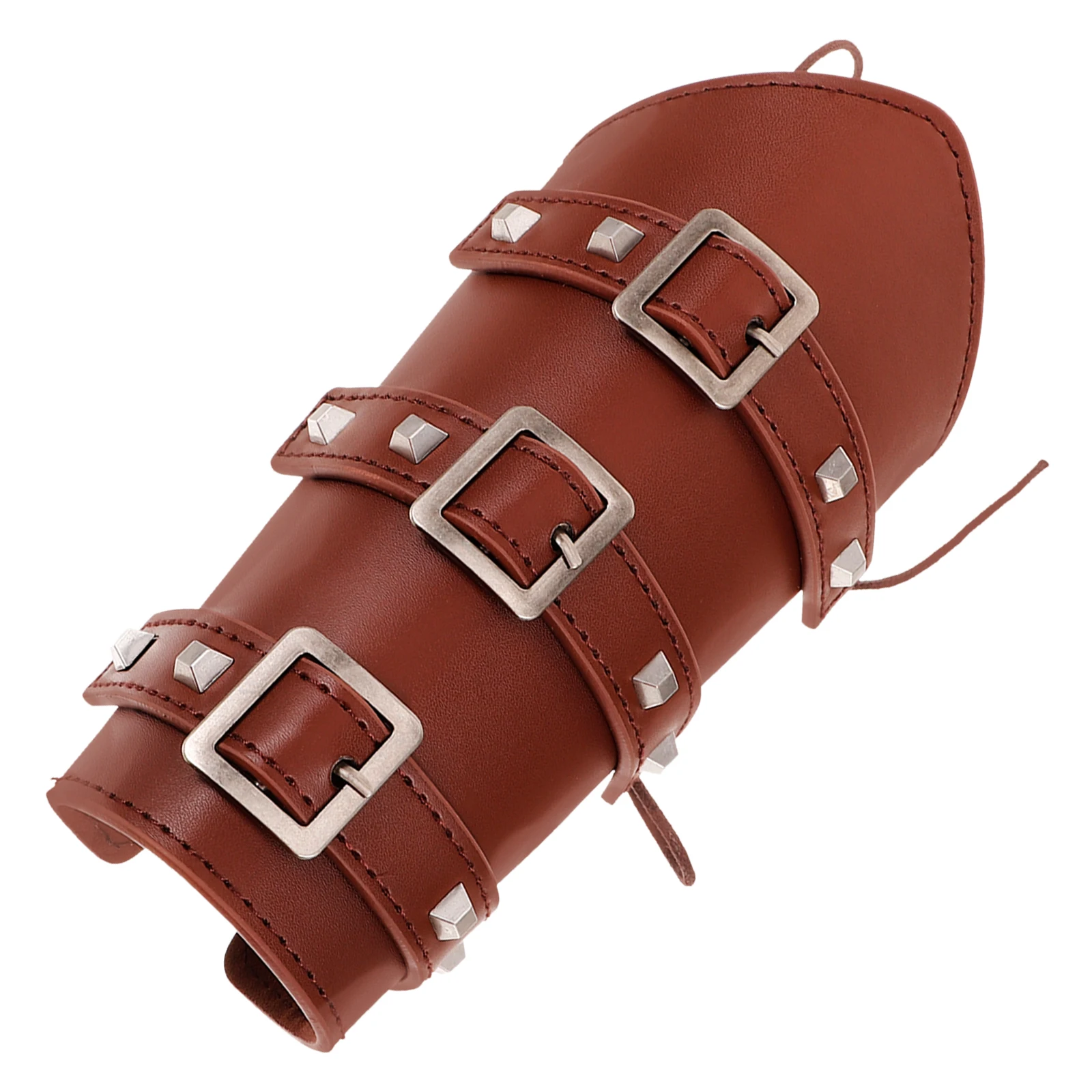 

Arm Guards Wristbands Medieval Rivet Braces Costume Pu Halloween Retro Renaissance Punk Style Lightweight Role Playing