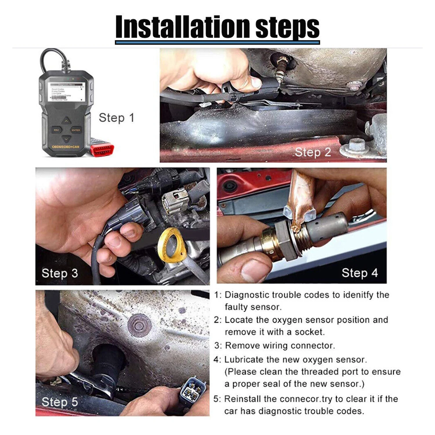 DPGKITS 1PC Sauerstoff Sensor Für 2012 Bis 2013 Honda CR-V 5AT 2,4 L EX2WD EX4WD EXL2NV EXL2RE EXL2WD EXL4NV EXL4RE EXL4WD LX2WD LX4WD