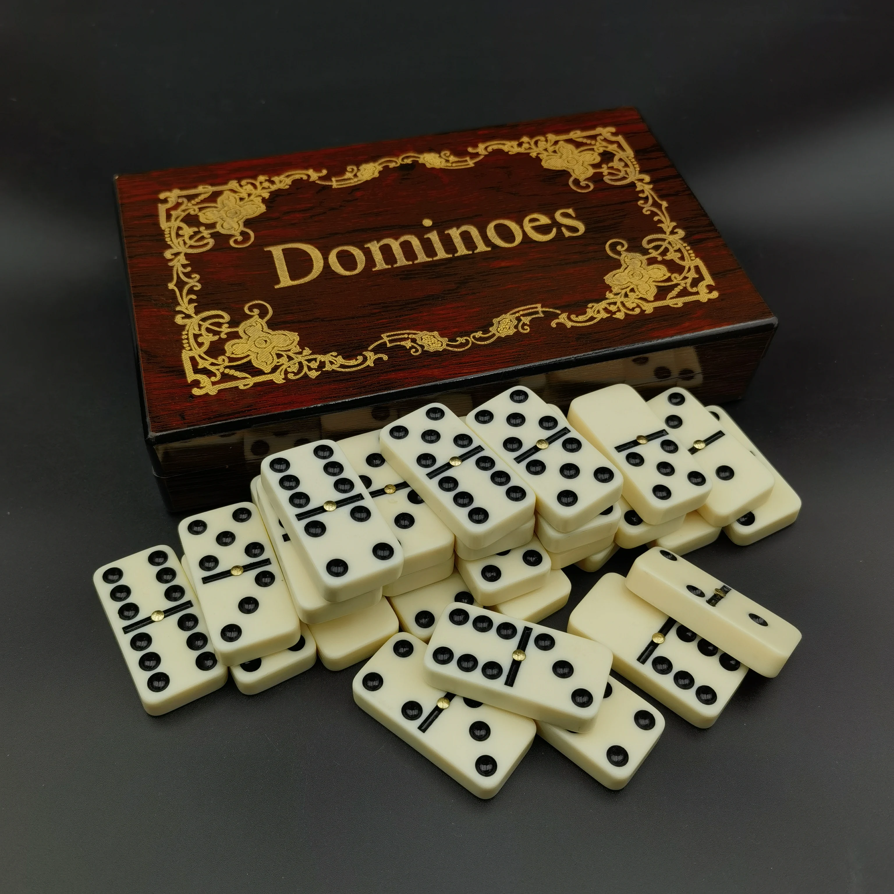 

28-Piece Dominoes Set for Desktop Games Family Gatherings - Traditional Tile Game for Fun And Entertainment