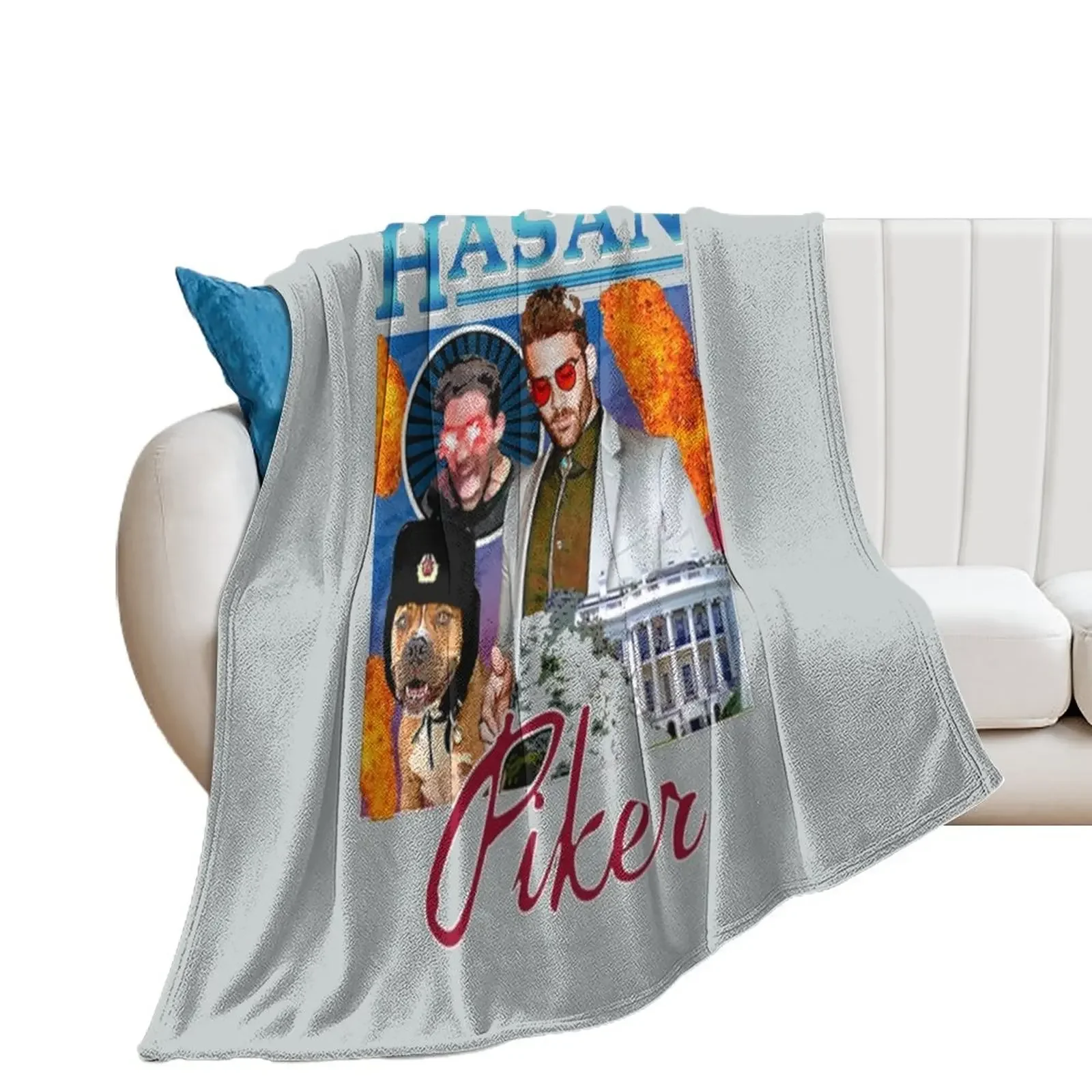 

Hasan Piker Throw Blanket Flannels blankets and throws valentine gift ideas Blankets