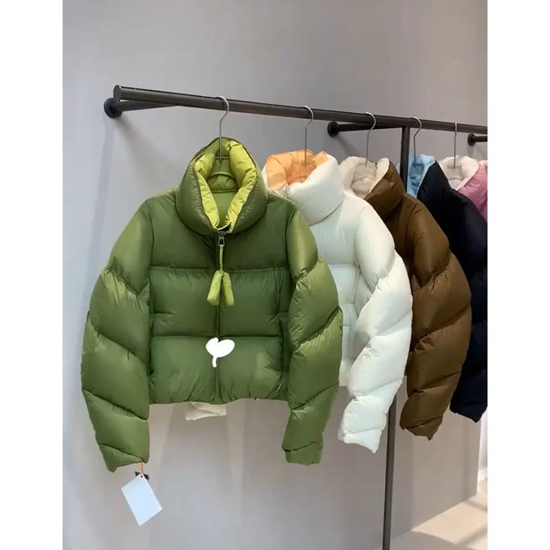 

Faionable ort Puffer Jaet, женское зимнее пальто 2024, новое пальто с хлебом, женское пальто для поездок на работу, 80% пуховое белое пальто Du Feather