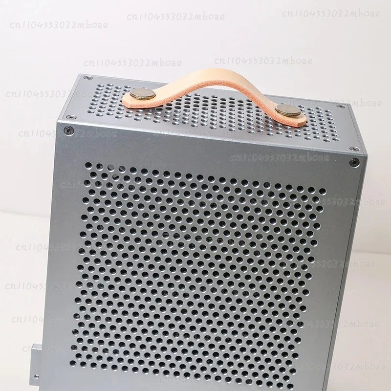 For BUG-D1 All Aluminum Compact ITX Case Support Half Height Knife Card DC-ATX PSU Soft Routing Network Server Enclosure
