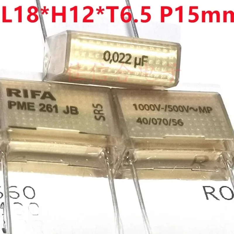 5 unids/lote PME261JB5220KR30 0,022 UF 223 1000 V 500 V RIFA