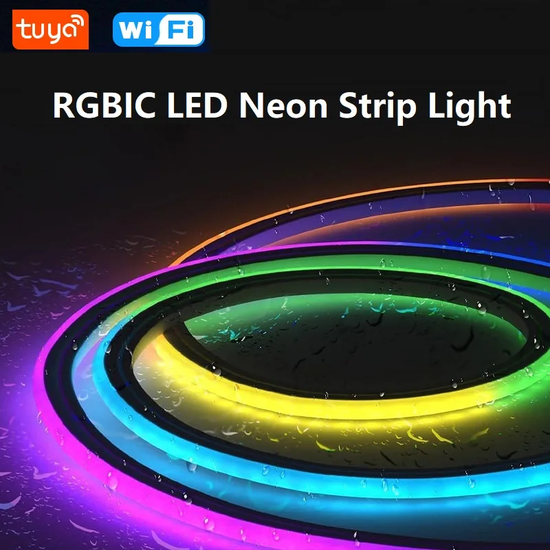 Wtyczka AU EU US UK 12V LED Neon Strip Light Chasing Dreamcolor RGB Lamp Strip WiFi/Bluetooth/Remote Control Led Ribbon Waterproof