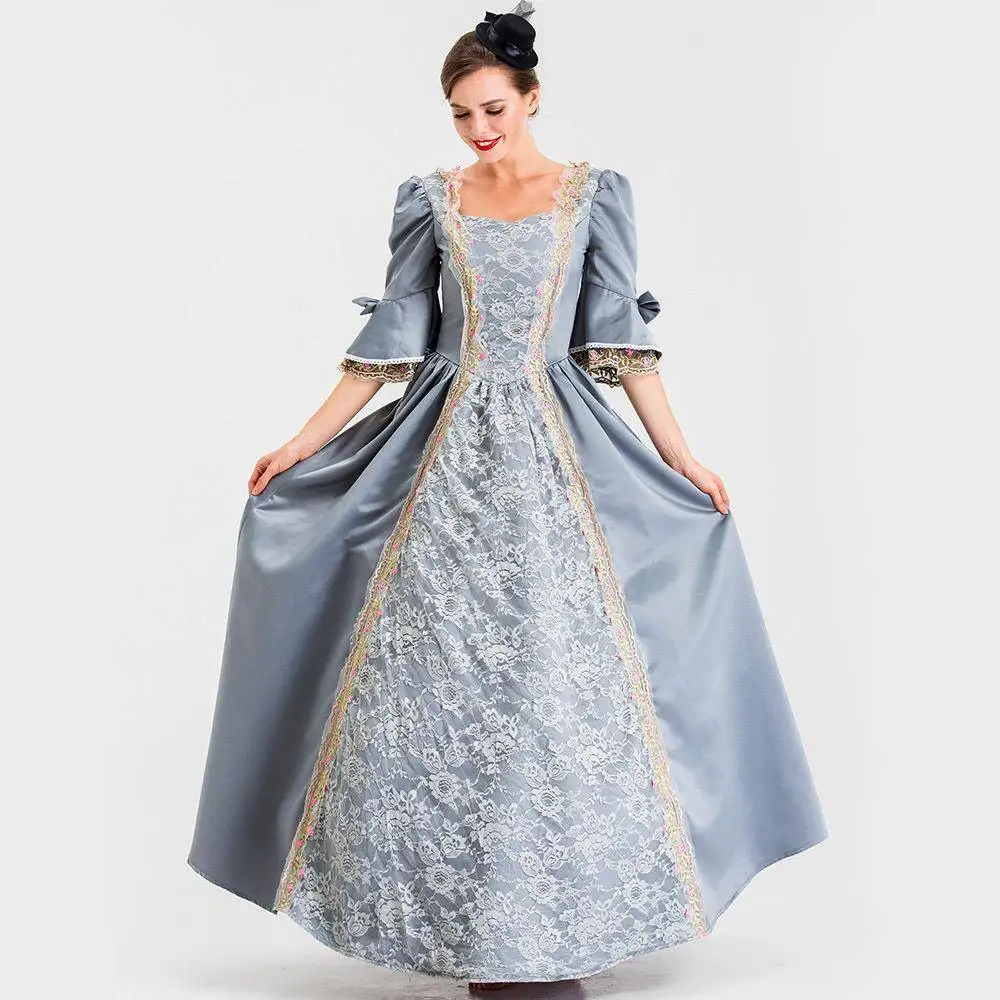 

Retro Court Performance Costume Women's loween Cross-Border Birthday Par Stage Play Annual Meeting Taiate Par