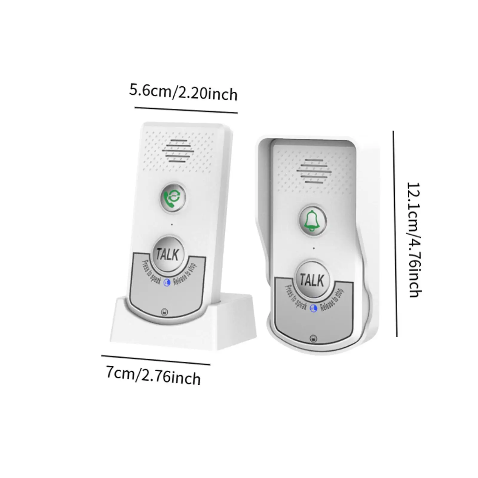 2-сторонний дверной звонок, пейджер, звонок, голосовой домофон, дверной звонок, Intercomunicador, электронный дверной звонок для классной комнаты, отеля, домашнего офиса, пожилого возраста
