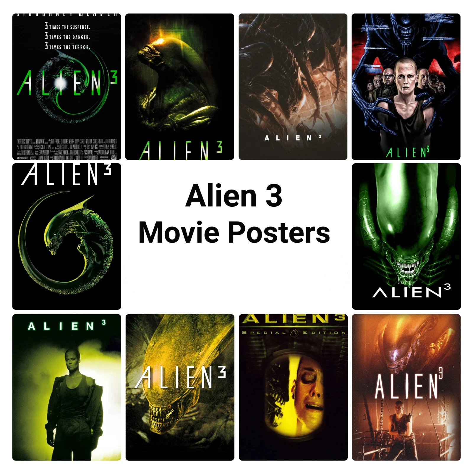

Alien³ (1992) Movie , Art Picture Print Silk Poster Home Wall Decor