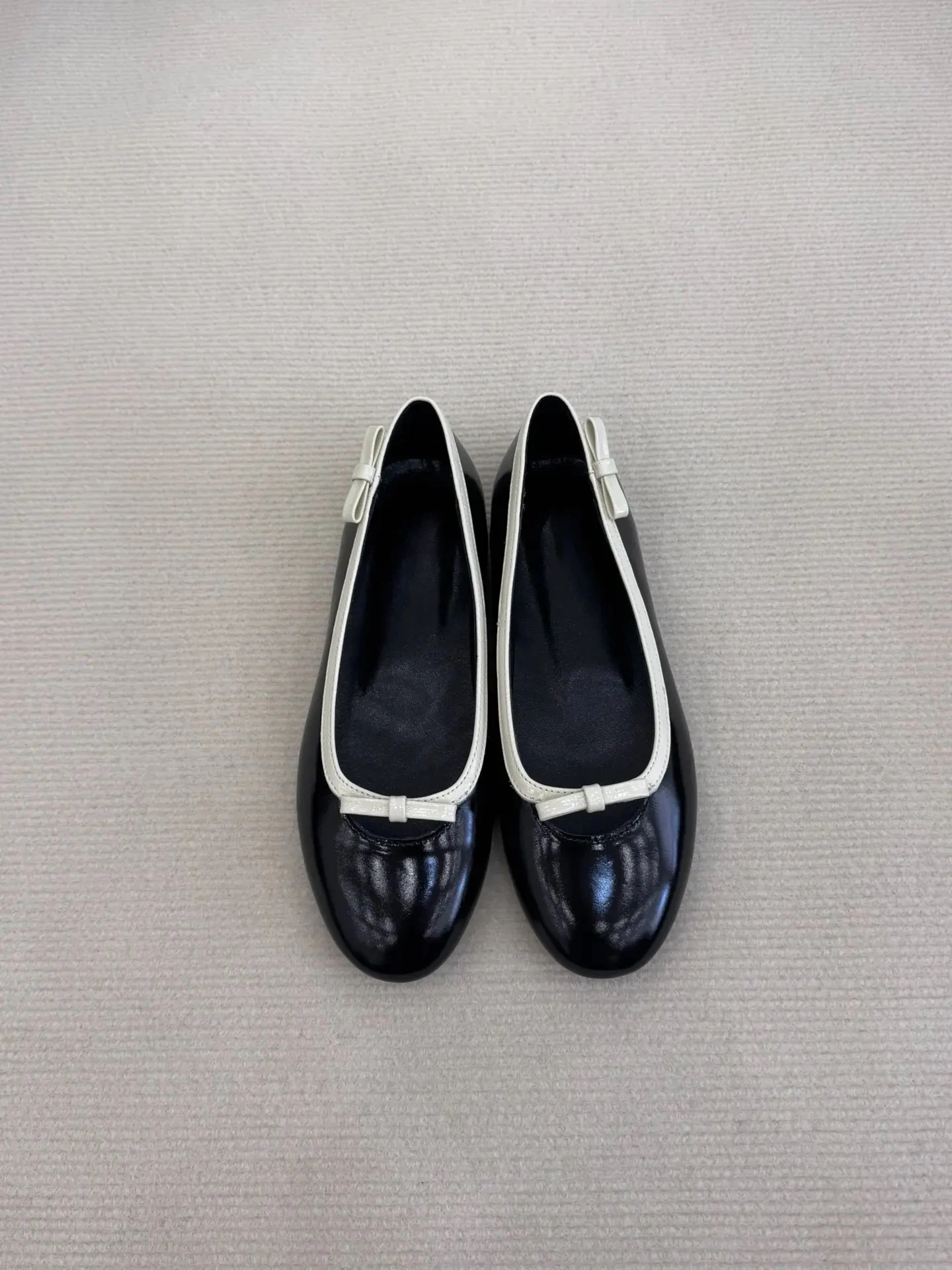 korean-style-flat-bottom-genuine-leather-mary-jane-ballet-flats-women's-shoes-round-toe-slip-on-casual-fashion-single-shoes