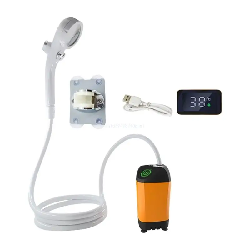 Outdoor Electric Shower Set Versatiles Travel Shower with Digital Power Outdoor Tool