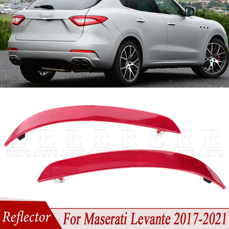 Car Rear Bumper Brake Light Reflector Light Stop Lamp Warning Brake Lamp For Maserati Levante 2017 2018-2021 670032732 670032733