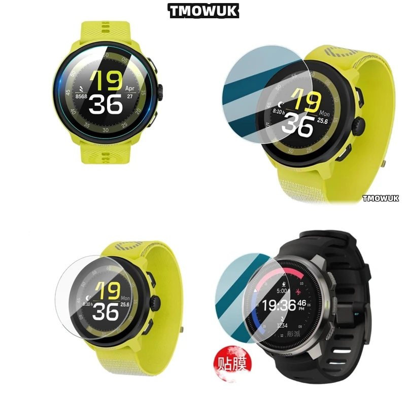 

For SUUNTO RUN 9H Anti-Scratch Tempered Glass - Oleophobic Coating, Case-Friendly Watch Film