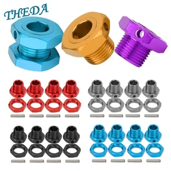 Metals Wheel Hex Driver 17MM Aluminum Alloy Wheel Hex Coupler Upgrade Accessories Parts Kit for 1/8 HSP RC Crawler Car Parts