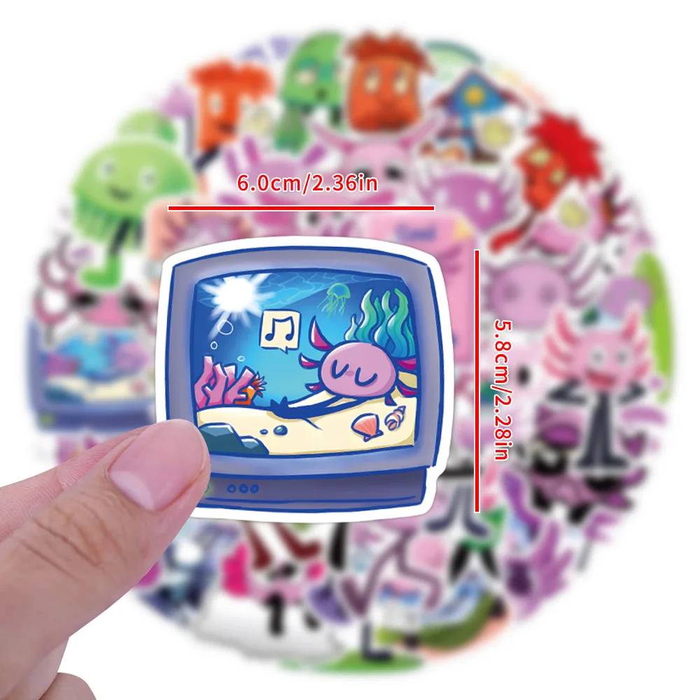 

50PCS Cartoon KinitoPet Sticker Personalized Funny Graffiti Waterproof Decal Kids Toy for Refrigerator Diary Scrapbook Scooter