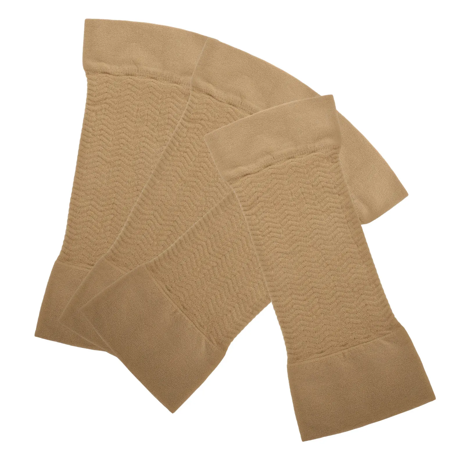 2Pairs Women Arm Slimming Wrap Compression Arm Sleeves Shapewear for Arms Calves Firming Toning Contouring Comfortable Daily Use