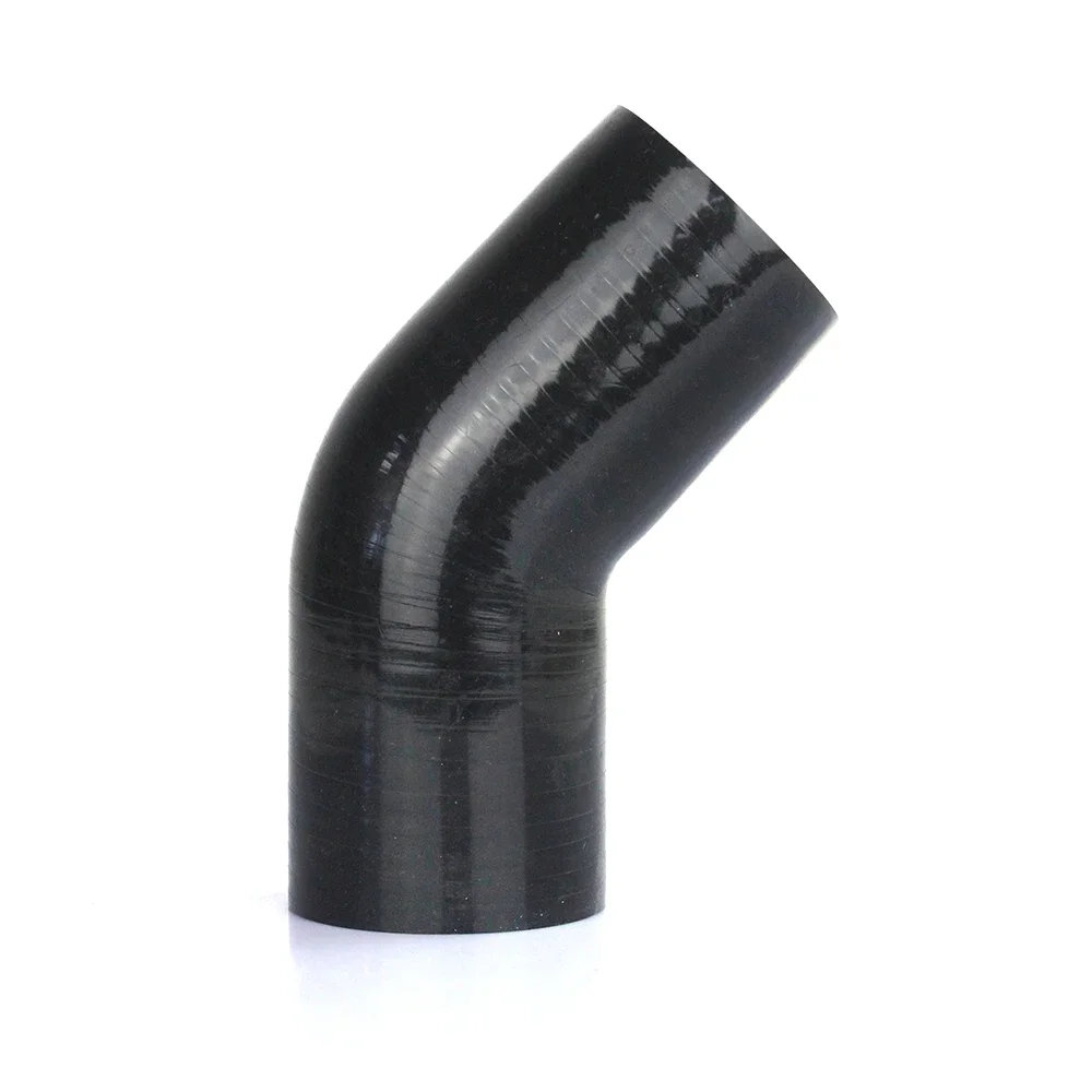 45 Degree Silicone Elbow Hose 38 45 51 57 63 70 76 83 89mm Universal for Air Intake Pipe Intercooler Rubber Joiner Bend Tube