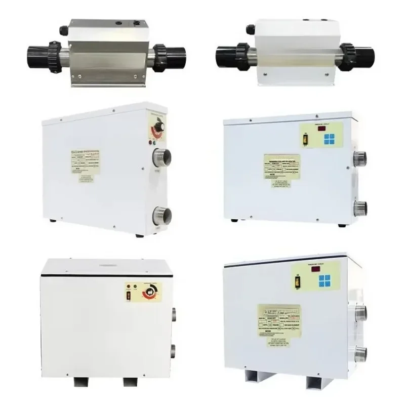 24W Electric Pool Heater 5.5KW-60KW Portable Water Heater for Above Ground Pools