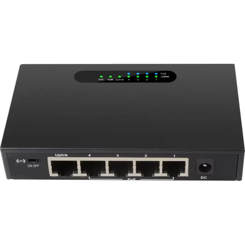 RJ45 Ethernet PoE Switch Desktop Ethernet Network Switch