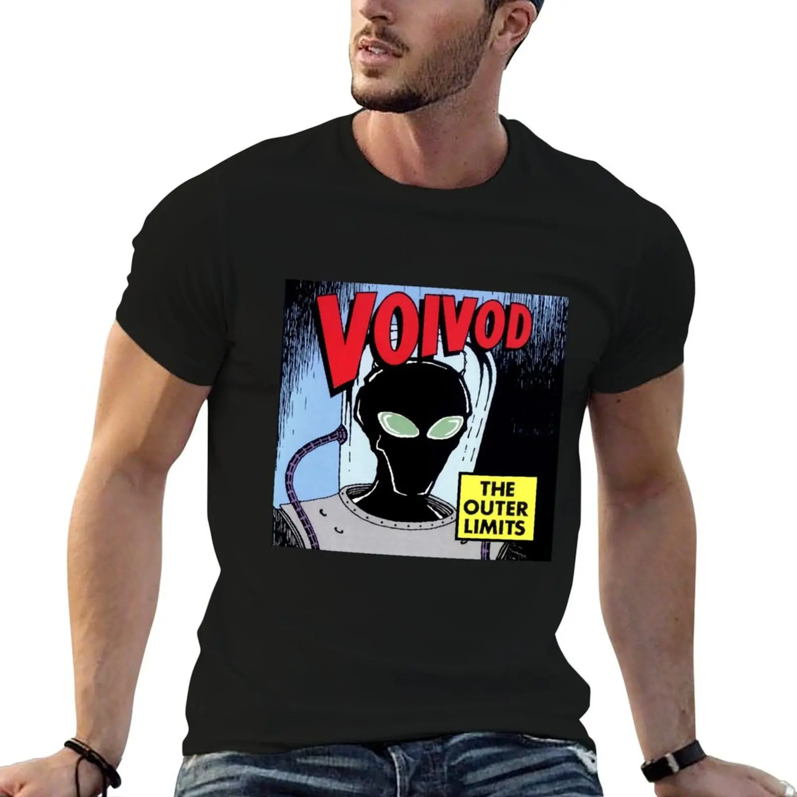 

plain anime tshirt for black Voivod package T-Shirt cotton t-shirt man
