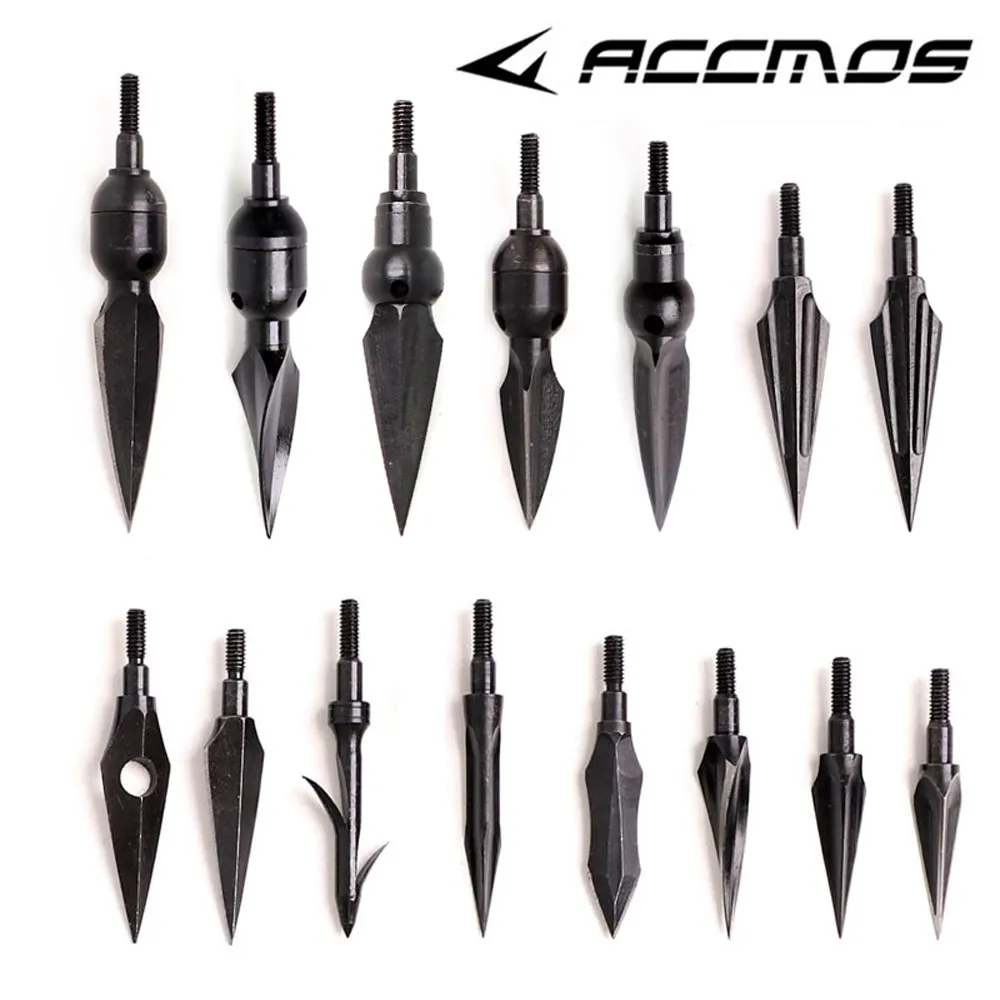 Carbon Steel Arrowheads, Arrow Tips, Archery Broadheads, Hunting Arrow Heads, Aluminum Arrows, 3 Pcs