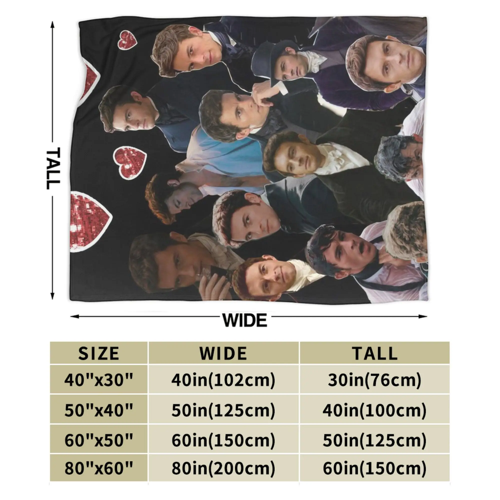 بطانية جوناثان بيلي فييرو من الصوف مريحة وخفيفة الوزن ورفيعة لقطعة سجادة غرفة النوم