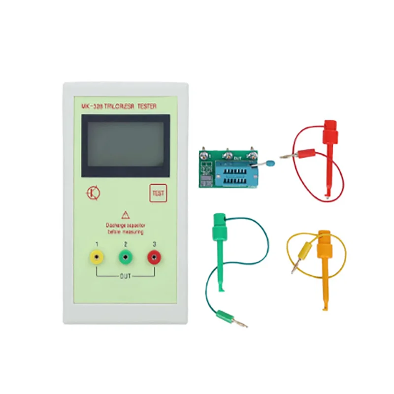 

MK-328 transistor tester handheld capacitance and resistance tester