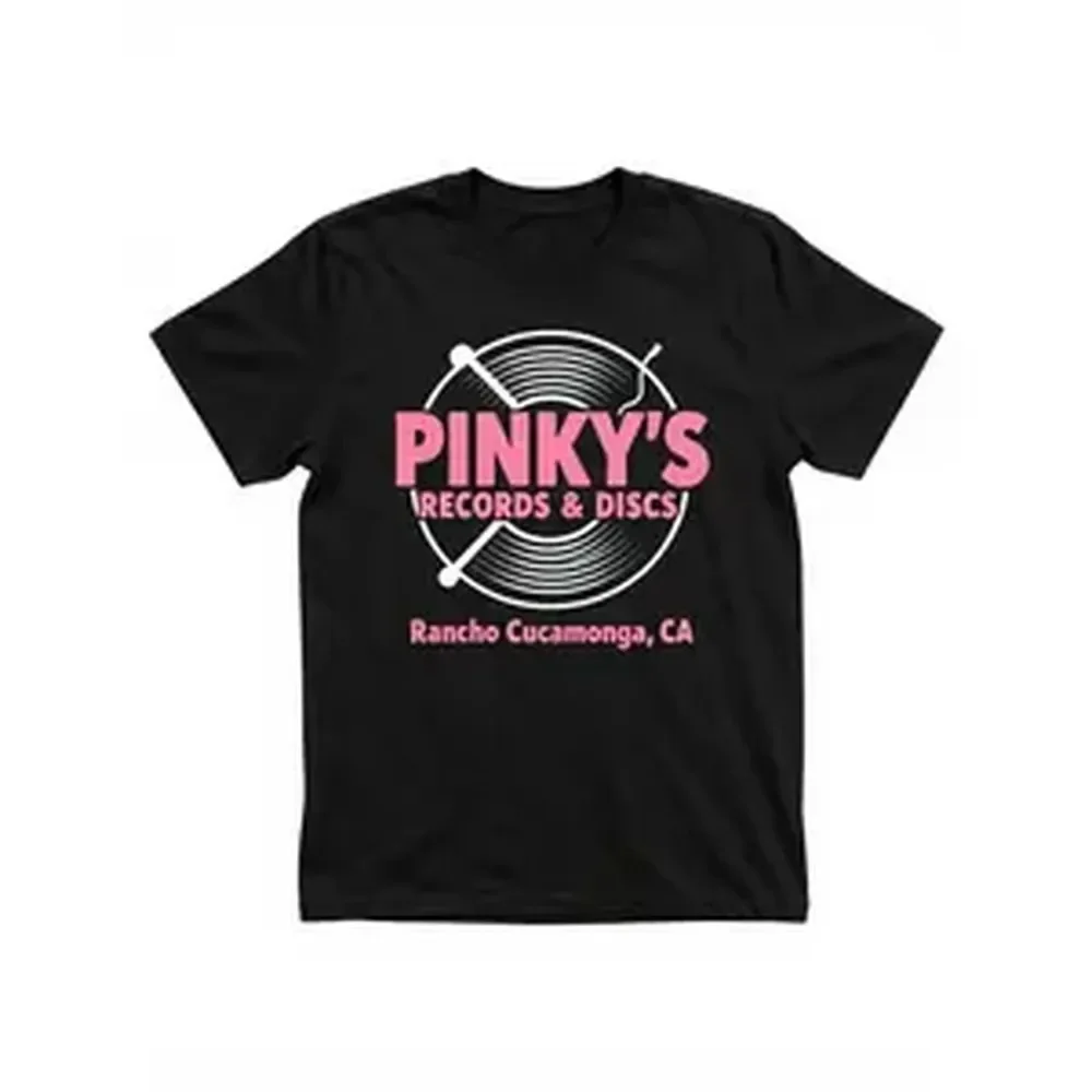 Camiseta Deportiva de Algodón con Cuello Redondo para Hombre 2026 - Nueva Colección con Gráfico Vintage de Tienda de Discos, Detalle de Costuras en las Mangas, Prenda Suave y Transpirable, Camisa Casual Elegante Personalizada para Hombre