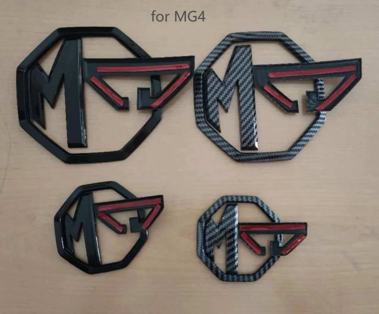 Untuk MG4 MULAN logo pusat stiker lencana Emblem depan dan bagasi belakang lencana stiker lambang logo Aksesori stiker lencana